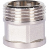 Переход под ключ резьбовой латунный STOUT никель 3/4"х1" ВН