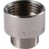 Муфта переходная резьбовая латунная STOUT никель 1/2"X3/8" ВН