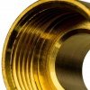 Муфта переходная резьбовая латунная STOUT без покрытия 1/2"x3/8" ВН