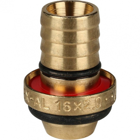МЦ Муфта резьбовая цанга для металлопласта STOUT Ø16х1/2" ВР