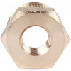 Футорка резьбовая латунная STOUT без покрытия 3/4"x1/4" ВН
