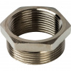 Футорка резьбовая латунная STOUT никель 11/4"x1" ВН