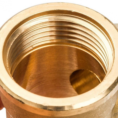 Тройник переходной латунный STOUT без покрытия 1"x1/2"x1" В