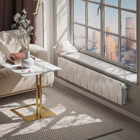 Радиатор биметаллический ROYAL THERMO PIANOFORTE BIANCO TRAFFICO 200x18 секций