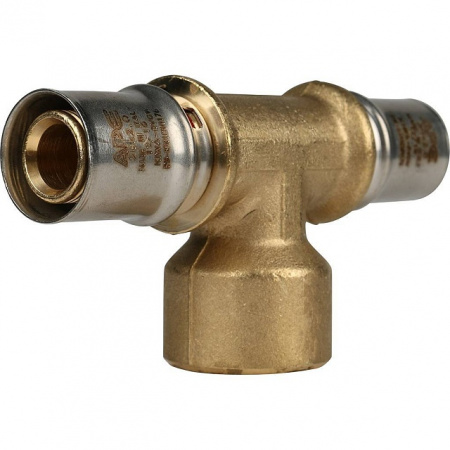 МП Тройник резьбовой пресс для металлопласта STOUT Ø20х3/4"х20 В
