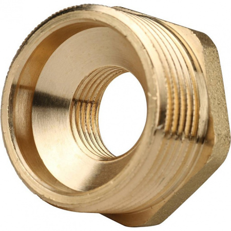 Футорка резьбовая латунная STOUT без покрытия 11/4"x1/2" ВН