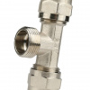 МЦ Тройник резьбовой цанга для металлопласта STOUT Ø20х3/4"х20 Н