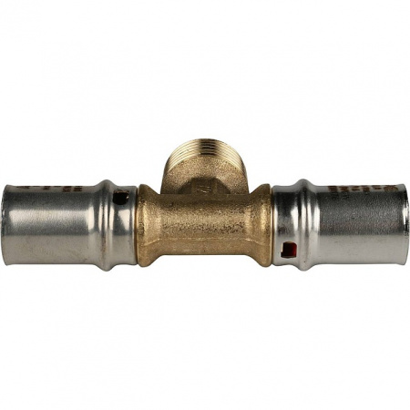 МП Тройник резьбовой пресс для металлопласта STOUT Ø16х1/2"х16 Н