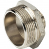 Ниппель переходной резьбовой латунный STOUT никель 11/2"x3/4" Н