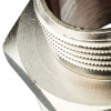 Ниппель переходной резьбовой латунный STOUT никель 2"x11/4" Н