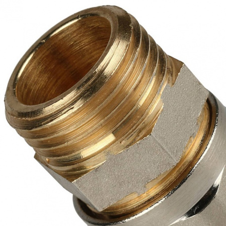 МЦ Муфта резьбовая цанга для металлопласта STOUT Ø16х1/2" НР