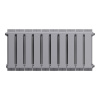 Радиатор биметаллический ROYAL THERMO PIANOFORTE SILVER SATIN 300x10 секций, серый