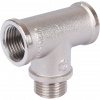 Тройник переходной резьбовой латунный STOUT никель 1/2"x1/2"x1/2" ВНВ