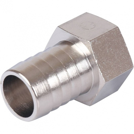 Штуцер резьбовой латунный STOUT никель 1/2"x18мм В