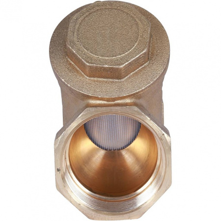 ФГО Фильтр косой грубой очистки STOUT SFW латунный 11/2", 500 мкр, желтый