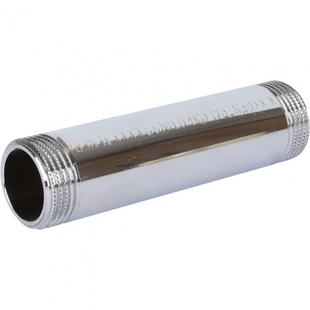 Бочонок резьбовой латунный STOUT хром 1"x125мм