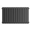 Радиатор биметаллический ROYAL THERMO PIANOFORTE NOIR SABLE NEW 500x12 секций, черный
