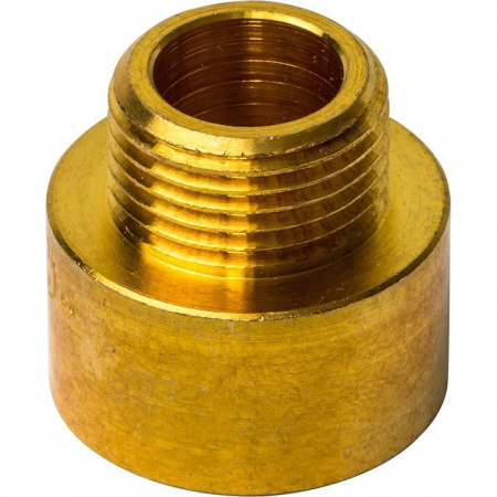 Муфта переходная резьбовая латунная STOUT без покрытия 3/4"x1/2" ВН