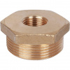 Футорка резьбовая латунная STOUT без покрытия 11/2"x1/2" ВН