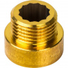 Удлинитель резьбовой латунный STOUT без покрытия 1/2"x10мм ВН