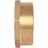 Футорка резьбовая латунная STOUT без покрытия 3"x21/2" ВН