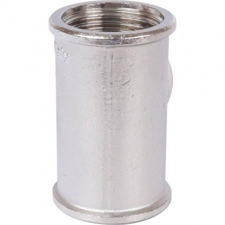 Тройник переходной резьбовой латунный STOUT никель 1"x1"x1" ВНВ