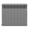 Радиатор биметаллический ROYAL THERMO BILINER SILVER SATIN 500x8 секций, серый
