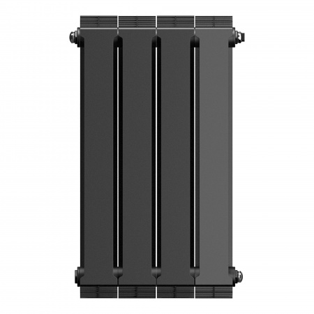Радиатор биметаллический ROYAL THERMO PIANOFORTE NOIR SABLE NEW 500x4 секций, черный