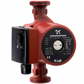 Насос циркуляционный GRUNDFOS UPS 25-60 180 СЕРИЯ 100 (1x230В)