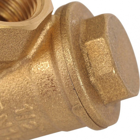 ФГО Фильтр косой грубой очистки STOUT SFW ITAP латунный 1/2", 500 мкр, желтый