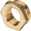 Футорка резьбовая латунная STOUT без покрытия 11/2"x1" ВН