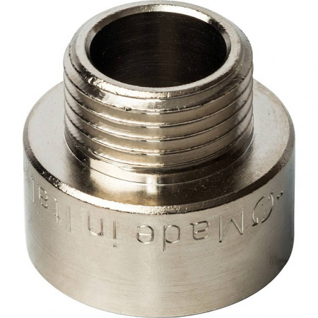 Муфта переходная резьбовая латунная STOUT никель 3/4"X1/2" ВН