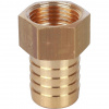 Штуцер резьбовой латунный STOUT без покрытия 1/2"x20мм В