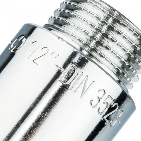 Удлинитель резьбовой латунный STOUT хром 1/2"x55мм ВН