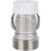 Клапан запорно-балансировочный угловой STOUT 1/2"х3/4"ЕК