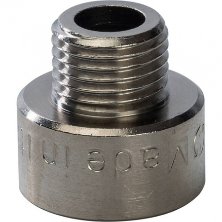 Муфта переходная резьбовая латунная STOUT никель 3/8"X1/4" ВН