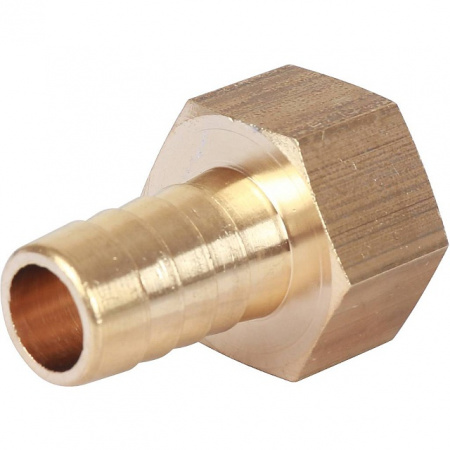 Штуцер резьбовой латунный STOUT без покрытия 1/2"x14мм В