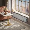 Радиатор биметаллический ROYAL THERMO PIANOFORTE SILVER SATIN 200x18 секций, серый