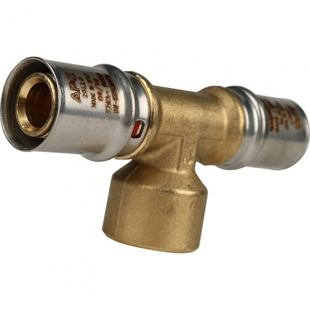 МП Тройник резьбовой пресс для металлопласта STOUT Ø20х1/2"х20 В