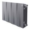 Радиатор биметаллический ROYAL THERMO PIANOFORTE SILVER SATIN 300x8 секций, серый
