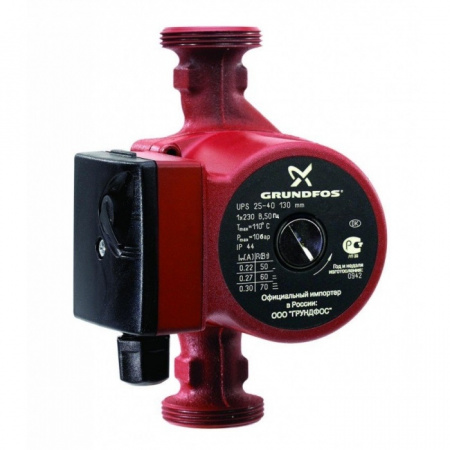 Насос циркуляционный GRUNDFOS UPS 25-40 180 СЕРИЯ 100 (1x230В)
