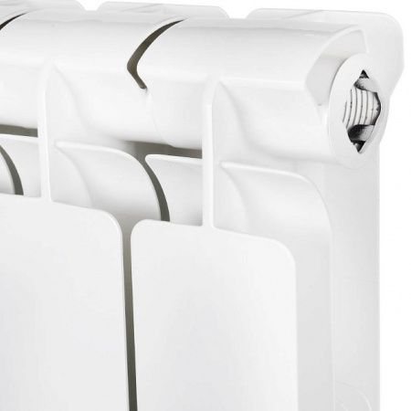 Радиатор алюминиевый STOUT BRAVO 500х4 секций, нижнее правое подключение