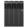 Радиатор биметаллический ROYAL THERMO BILINER NOIR SABLE 350x4 секций, черный