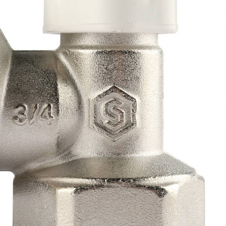 Клапан запорно-балансировочный угловой STOUT 3/4" (SVL-1156-000020)