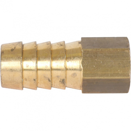 Штуцер резьбовой латунный STOUT без покрытия 1/8"x14мм В