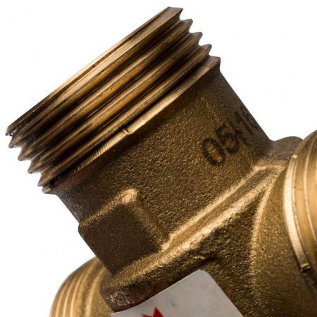 Клапан трехходовой термостатический смесительный STOUT 1" Н-11/2" В-1" Н (70°С)