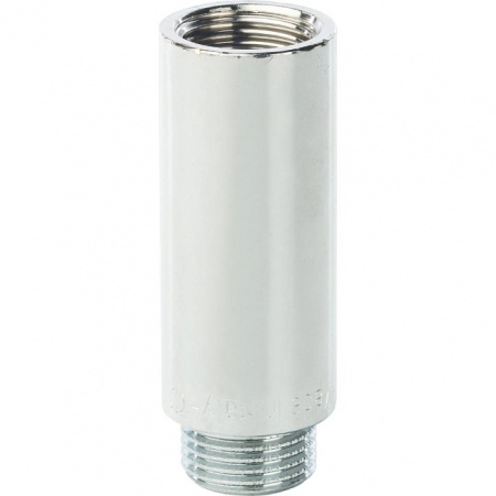 Удлинитель резьбовой латунный STOUT хром 1/2"x60мм ВН
