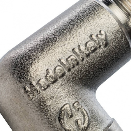 Угол резьбовой латунный STOUT никель 3/8" ВН