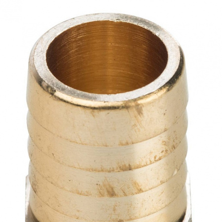 Штуцер резьбовой латунный STOUT без покрытия 1/2"x20мм Н