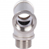 Тройник переходной резьбовой латунный STOUT никель 1/2"x1/2"x1/2" ВНВ